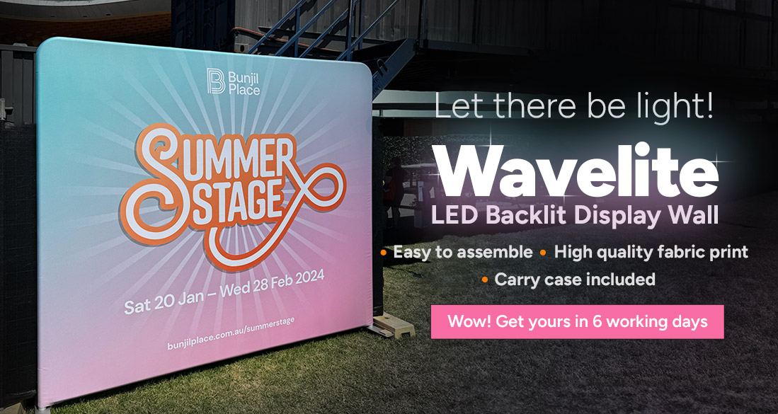 Wavelite LED Backlit Display Walls