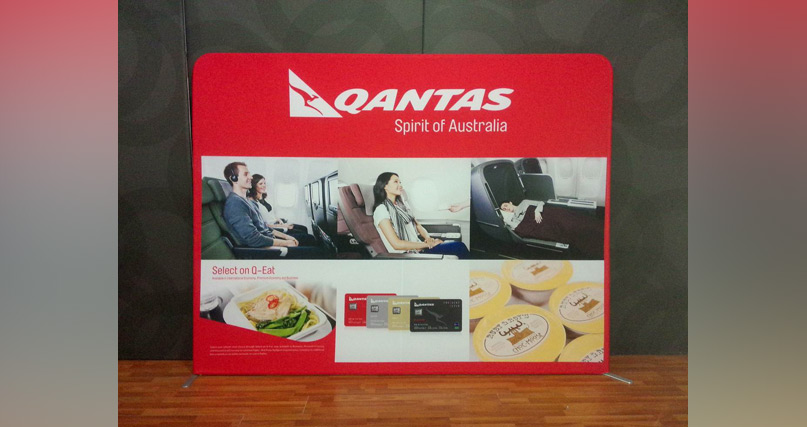 qantas campaign wall