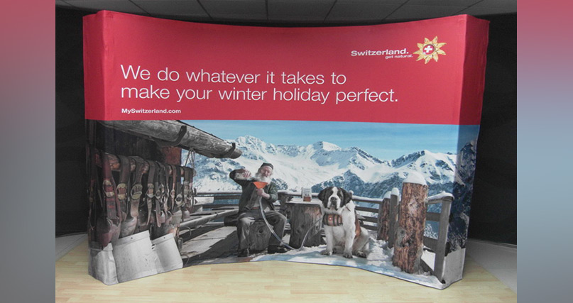 Express Fabric Pop-up Display