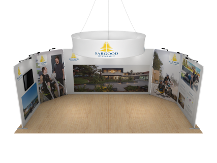 6x3 trade show display